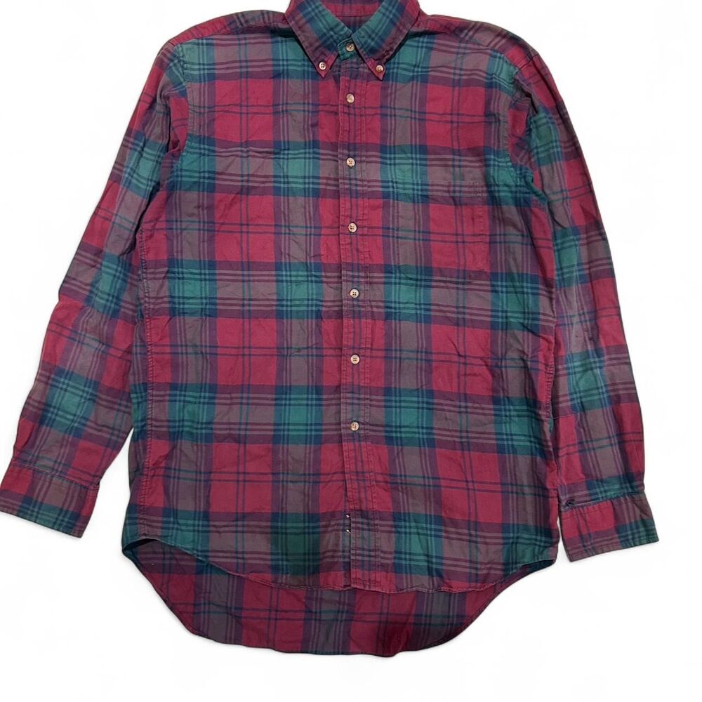 Vintage Brooks Brothers Tartan Plaid Button-Down